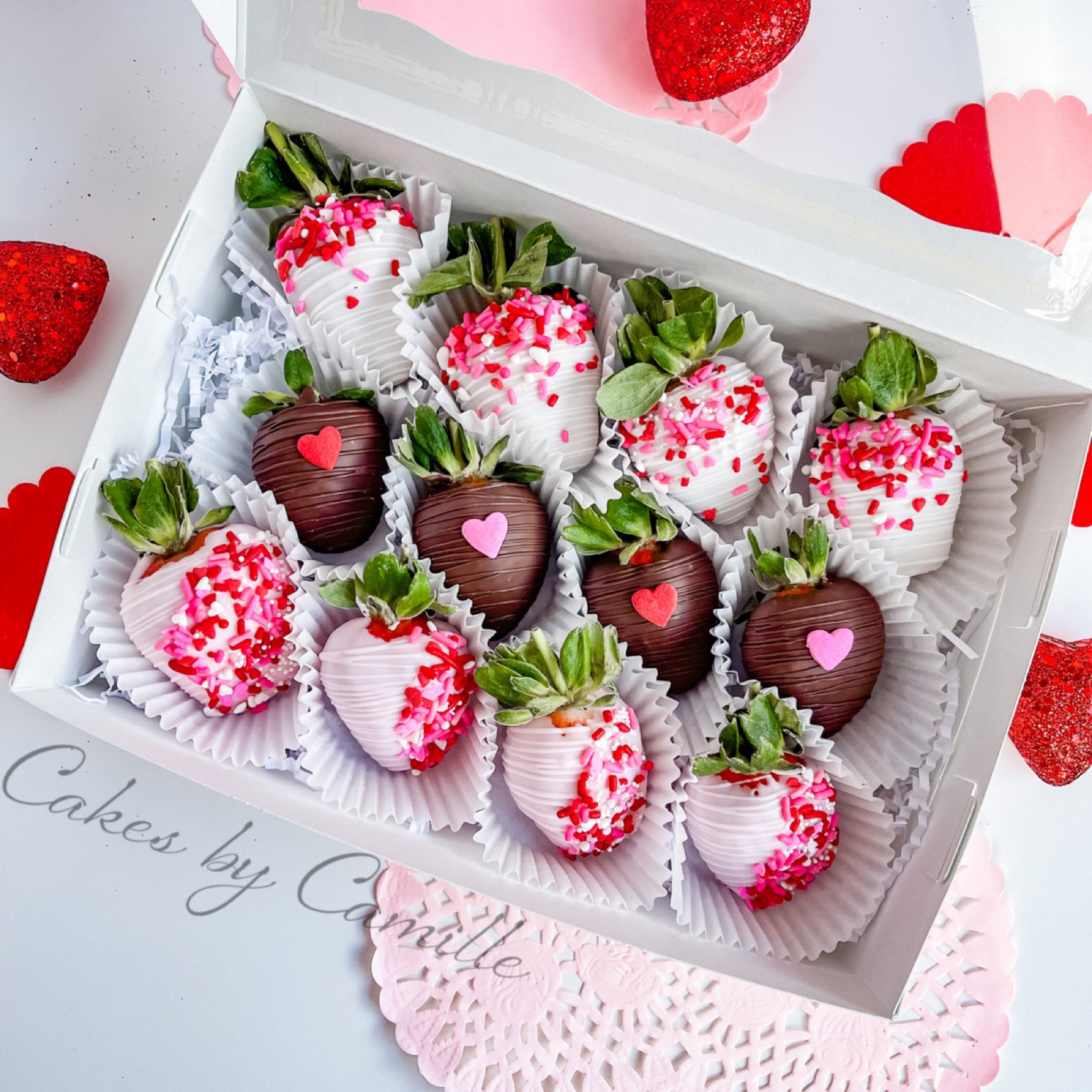 Chocolate Covered Strawberries Gift Box